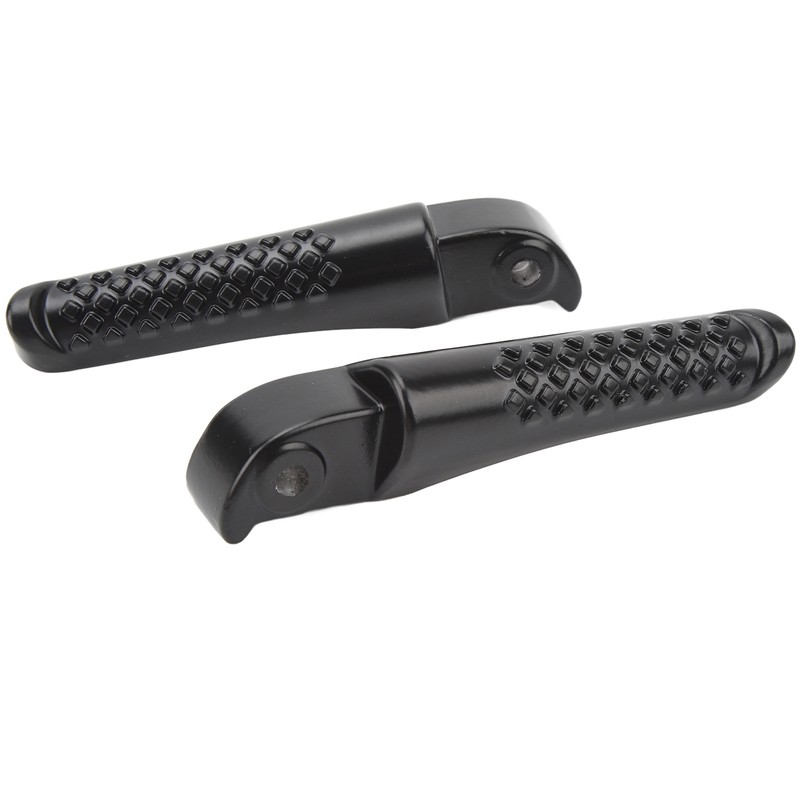2Pcs Front Foot Peg Bracket Left And Right Black Footrest