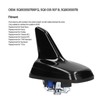 Antenna Shark Fin Shape 5Q0035507B5FQ Glossy Black Replacement for Karoq/Kodiaq/Octavia