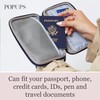 POPUPS Passport Travel Wallet for Women - Large Multiple Document