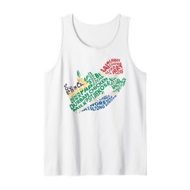 South Africa Flag Food Maps Africans Tank Top