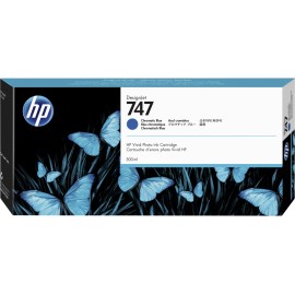 For HP HP 747 300-ml Chromatic Blue DesignJet Ink Cartridge, P2V85A