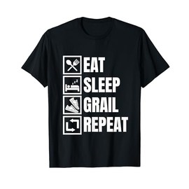 Grail Sneaker Head - Street Style Grails Eat Sleep Repeat T-Shirt
