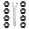 9PCS Angle Grinder Nut Angle Grinder Wrench Kit 5/8-11 Flange