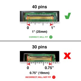 HP OMEN 15-EN0023DX 40 Pins Screen Replacement LCD LED Display With Tools