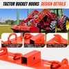 PULLAFUN Tractor Grab Hooks Heavy Duty Bolt On Compact Tractor