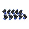 6 mm IQS Pneumatic Angle Connector 90° Pack of 10