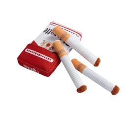 Juego de 3 piezas Juguetes Divertidos para Perros,Peluche geniales para Perros,Cigarrillos interactivos Peluche Animales Simpáticos Toys for Teething 