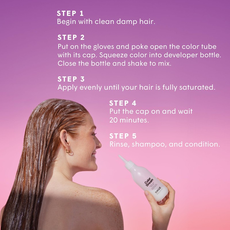 dpHUE Color Dream, Golden Blonde - Ammonia-Free, Demi-Permanent Hair Color