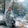 Altland 100 Pack of Emergency Blankets - Individually Packaged Silver