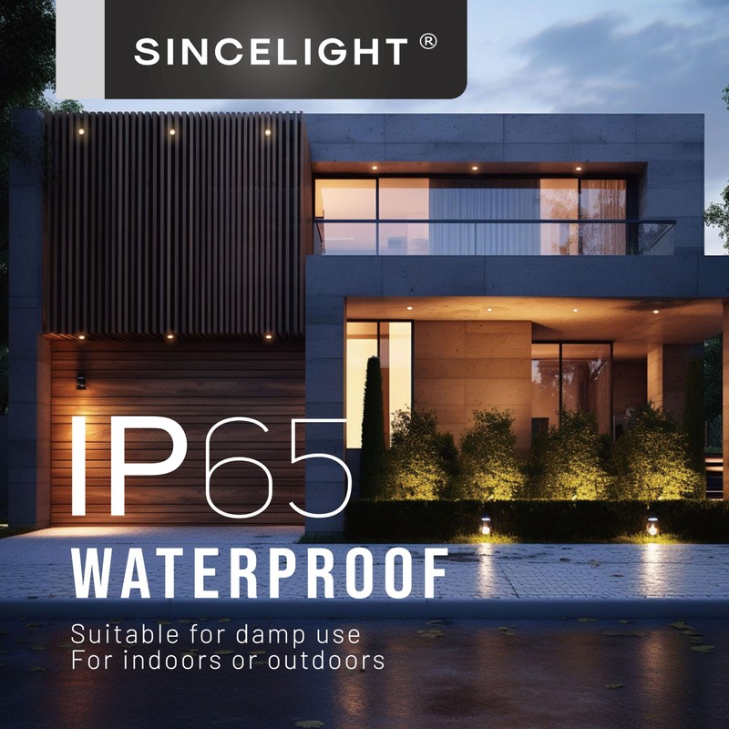 SINCELIGHT Mini Recessed Spotlight,Small Downlight for 35-40mm Ceiling Hole,Cabinet,Showcase, MR11