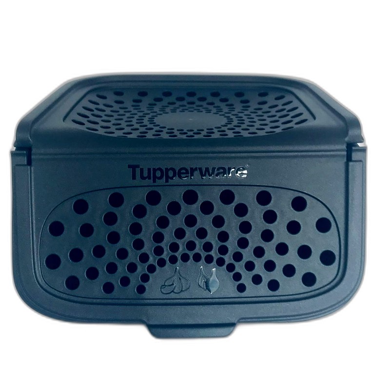 Tupperware Garlic Storage 2.3 L Knobi Bearing Black