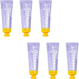 AVRYBEAUTY- Loción de manteca de karité con lavanda y salvia, paquete de 6, loción de manteca de karité para piel seca, crema de manos vegana