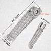 FOVPLUE Front Foot Peg Kit, Left and Right Driver/Rider Footrest