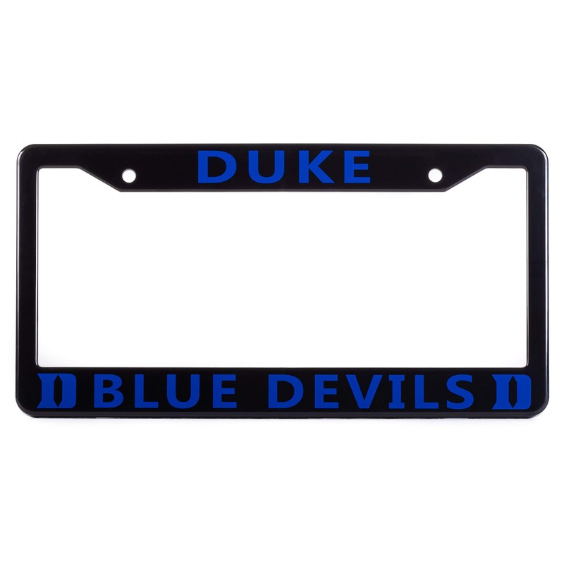 EliteAuto3K Duke Blue Devils License Plate Frame Cover – Black