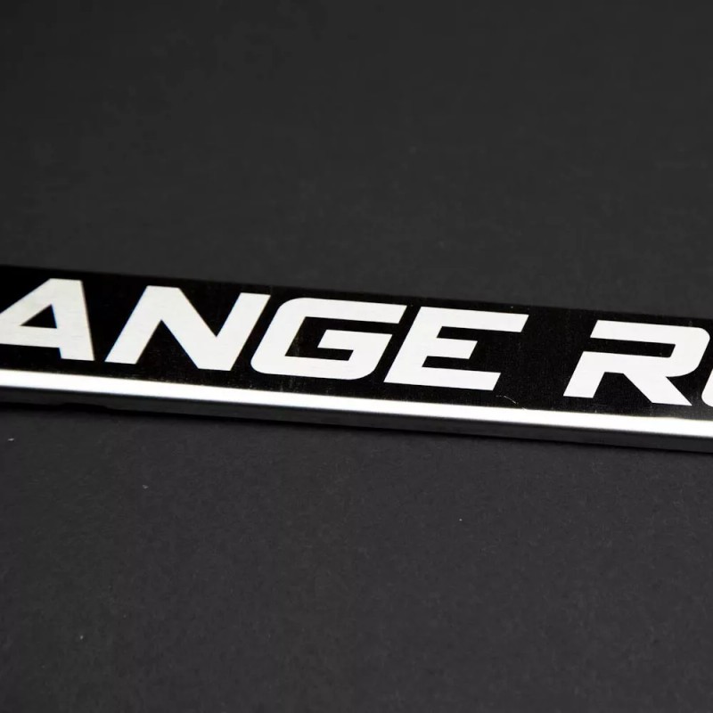 KA DEPOT Range Rover Laser Engraved Stainless Steel License Plate