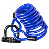 DocksLocks Anti Theft Steel Cable U-Lock, 25ft, Weatherproof, Cut Proof,