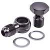 JEGS 100696 AN Banjo to Metric Bolt Adapter - [-6