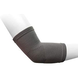 Solace Care Bamboo Charcoal ELBOW SUPPORT – Tennis / Golfer Elbow Brace – Muscle Soreness, Achy Athletic Joints – Tendonitis, Weightlifting, Athletic Protective Gear, UNISEX (M -- 10.5" - 12.5")