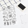 PH PandaHall Clear Stamp Rubber Stamp Embroidery Sewing Technique Art