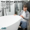 OS&B ITD 365-2-In-1 Piece ABS + PVC Island Tub Drain