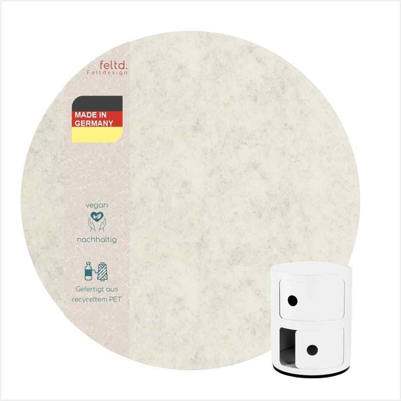 Eco Felt Pad Suitable for Kartell Componibili Container Bedside Table