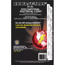 2020 National Electrical Code NEC Fast-Tabs For Soft, Spiral, HB Tabs only