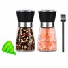 Premium Salt and Pepper Grinder Set of 2, 6 oz