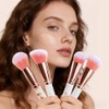 Marble Makeup Brushes Set 12 PCS with 2 Blending Sponges