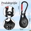 Compass with Carabiner Hook, Pocket Compass Key Holder with Compass