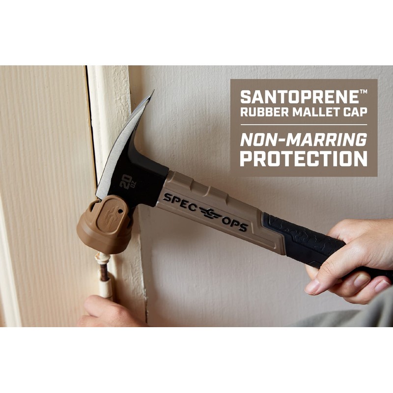 Spec Ops Tools 20 oz Fiberglass Hammer, 13 Inch, Soft