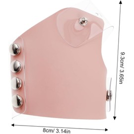 BESTYASH Paleta para Mezclar Maquillaje 2 Bandejas de Pu Reutilizables en Color Rosa para Rutinas de Skincare y Tratamientos de Belleza Cómodos y Prácticos
