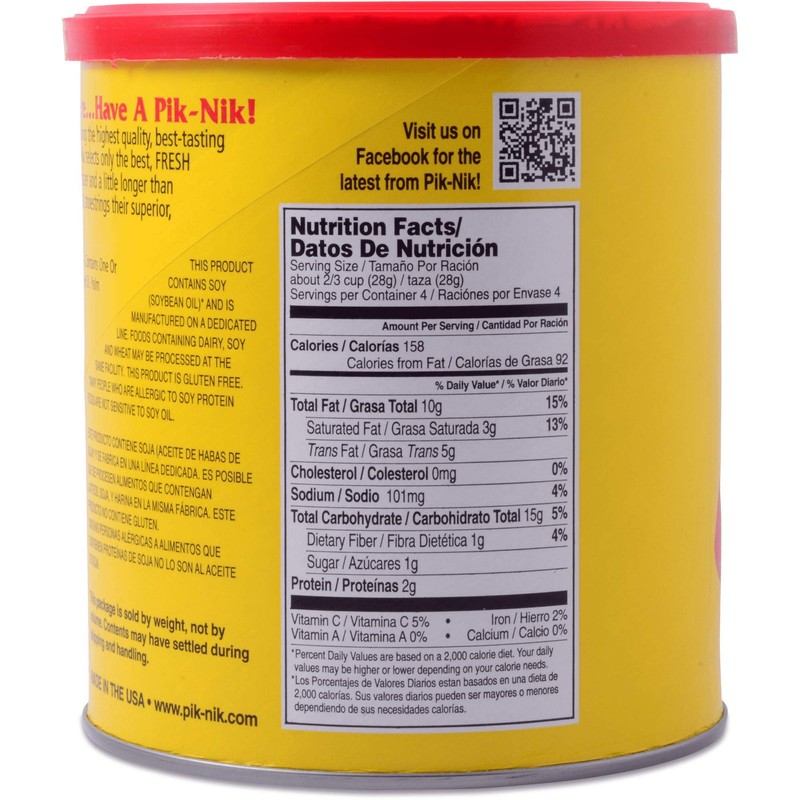 Pik-Nik Original Shoestring Potatoes 113g, 3 Pack