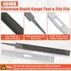 superbobi 40466 Chainsaw Depth Gauge Tool & Flat File, 0.025"