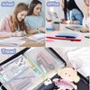 A3 Plastic Zip Wallets - 5PCS A3 Zip Lock Bags