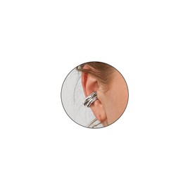 Ear Cuff Earrings for Women No Piercing Chunky Gold Ear Cuffs Helix Cartilage Clip On Wrap Earring Adjustable Ear Cuffs Jewelry for Women (2S)