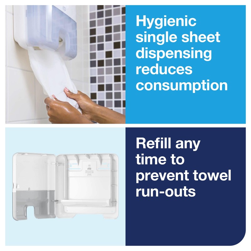 Tork Xpress Mini Multifold Hand Towel Dispenser White H2, One-at-a-Time