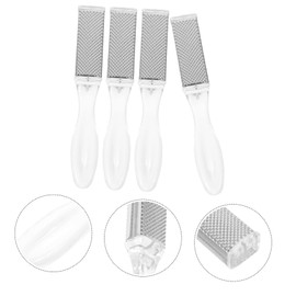 OATIPHO 4Pcs Foot Files for Pedicure Reliable Dead Skin Remover Compact Foot Care Tools for Smooth Feet Easy to Use Portable Foot Scraper for Home and Travel