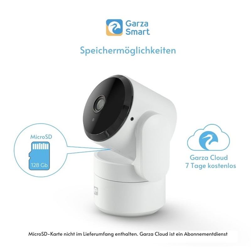 Garza - Smart Indoor 360° Surveillance Camera Smart IP WiFi