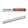 2Pcs 5.0L Coyote Emblem 3D Metal Badge V8 Engine Trunk