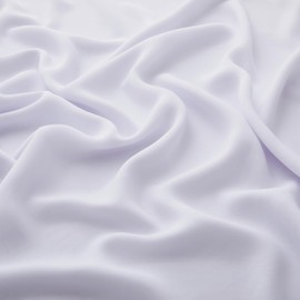 MaiMaiSuan 60" Wide White Chiffon Fabric by The Yard Soft Sheer Fabric for Wedding Arch Draping Fabric,Bridal Wedding Dress Sewing DIY,5 Yards