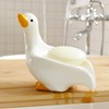 Duck soap stand draining bathroom sink stand yellow