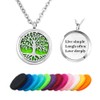 PanQueen Tree of Life Aromatherapy Essential Oil Diffuser Pendant Necklace