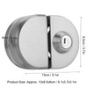 10‑12mm Thickness Glass Door Lock Stainless Steel Push Sliding Gate