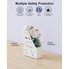 kakahigh Wall Outlet Extender with Screw 8 Way Outlets with