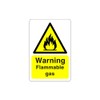 Safety First Display LTD Warning flammable gas sign - 1.2mm