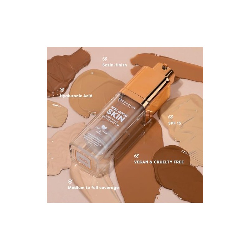 Profusion Cosmetics Base Maquillaje Feel Good Skin Acabado Satinado Radiante