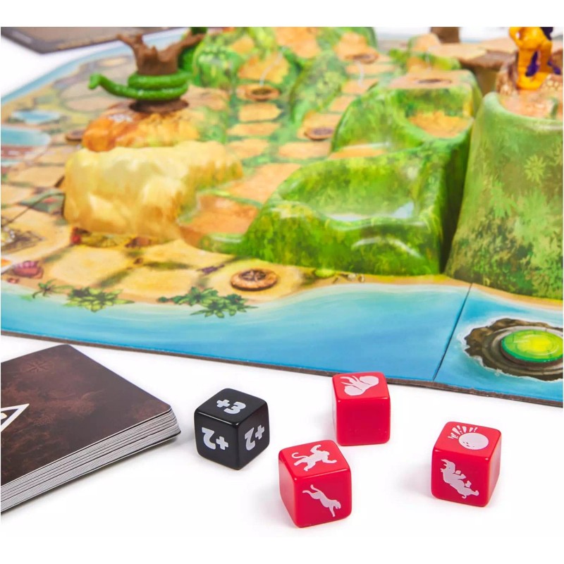Spin Master , Jumanji Stampede Cooperative Board Game, 3D Adventure