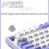 FKZ K75 Barebone Keyboard Kit,75% Hot Swap Tri-Mode Bluetooth 5.0/2.4G