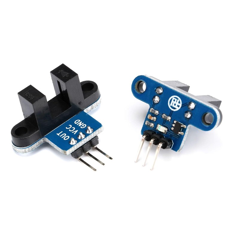 8pcs Infrared Speed Sensor, 3.3-5V IR Infrared Slotted Optic Optocoupler