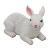 1 Pair Bunny Rabbit Ornaments Decorations Resin Art Craft Animal